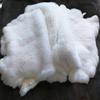 Venta directa de fábrica: rodilleras y protectores de cintura de piel de conejo Rex blanco de invierno, accesorios hechos a mano, piel madura entera de conejo Rex