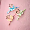Oferta Especial Transfronteiriça Moda Acessórios de Cabelo Coque Grampo de Cabelo Presilha de Tubarão Presilha com Strass Acessório de Cabelo em Formato de Coração Gravata Borboleta Grampo de Cabelo para Menina