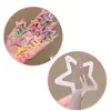 Pasador de Estrella con Brillo Degradado de 4 cm Pasador Dulce y Fresco para el Cabello Flequillo Roto Pinza para el Cabello Pinza para el Flequillo Lateral Tocado para Mujeres