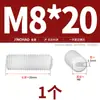 Tornillos Super para Máquina Dorados, Tornillos Plásticos Sin Cabeza, Tornillos de Fijación de Cabeza Plana, Tornillos de Fijación de Nylon, Tuercas, Arandelas M3M4