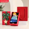Enfeites de Árvore de Natal de Tricô Mais Vendidos no Exterior, Decorações de Natal Criativas de Crochê e Enfeites de Natal Festivos