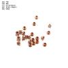 6*3*4mm cobre oro rosa Mini pequeño air tag con cuerda para llevar remache de ojo espeluznante hebilla