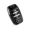 Aplicável à Versão Coreana, Europeia e Americana de 4 Teclas para Kia K345 Lion Run Sorento Smart Run Jiahua Prata Capa de Chave de Carro Lateral