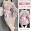 Sansheng Yin Ropa Interior Sexy Kimono Bata Uniforme Tentación Estampado Lazo Sexy Japonés Traje Gratis 8575