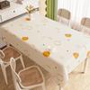 Toalha de Mesa Retangular de Tecido Fofa e de Alta Qualidade, Impermeável e à Prova de Óleo, Tapete para Mesa de Centro Estilo Ins, Novo Modelo 2025
