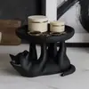 Bandeja de Joias Divertida Gato Impressa em 3D de Novo Produto Transfronteiriço Bandeja de Armazenamento de Joias para Desktop Ornamento para Uso Doméstico