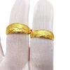 Anillo de oro arena de Vietnam para hombre y mujer Dragón y Fénix anillo de pareja Fénix joyería chapada en oro de latón venta al por mayor directa de fábrica