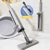 Liuqi casa mini esfregão mão-livre mop plana desktop portátil absorvente leve vassoura de mesa de cozinha