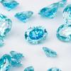 Wuzhou Pedra Sintética em Forma de Ovo Colorida Moissanita Pedra Solta 123Ct Atacado Oval Vermelho e Azul Superfície de Anel Centimétrica
