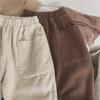 Pantalones largos de nuevo estilo de primavera y otoño para niños y niñas, pantalones casuales de moda para niños pequeños y niños pequeños, pantalones versátiles de pana rectos de moda