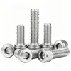 Tornillo de acero dúplex 2205 con cabeza de copa y hexágono interior DIN912 cabeza cilíndrica tornillo moleteado perno químico marino M6M8