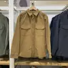 Estilo Japonês~Camisa de Trabalho Solta Masculina Feminina Jaqueta Fina Manga Longa Camada Externa Camisa Estilo Montanha Camisa Interna S462092