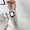 Adecuado para Apple Watch 678910 Correa de Metal Iwatchs10 Correa de Acero Recortada de Cinco Filas Correa de Muñeca iWatch