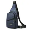 [Logo Personalizado] Nueva Bolso de Pecho Deportivo de Moda para Hombre Bolso Cruzado en el Pecho para Hombre Hombro Único