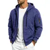 Novo produto da TK americana 2026 para o mercado transfronteiriço, moletom com capuz estilo workwear outdoor de inverno e outono, forrado com fleece, estilo retrô masculino, modelagem solta