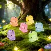 Mini Unicornio Luminoso Musgo Nocturno Paisaje en Miniatura Adornos Creativos de Animales Manualidades Creativas de Resina Transfronterizas Nuevo Producto