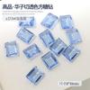 Gao Pin Hua Zi corte pedra açúcar prego broca acessórios transparente açúcar pontiagudo diamante cristal retangular ângulo reto decoração de unhas