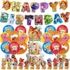 Reino del Hombre de Jengibre Cookie Run: Decoraciones para Fiesta de Cumpleaños Temática de Reino Set de Pancarta y Globos