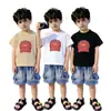 Conjunto de Verano para Niños 2026 Estilo Nuevo Ropa Elegante con Estampado para Niños Ropa Bebé Camiseta Delgada de Manga Corta Conjunto de Dos Piezas 3
