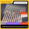 Saco de dez caixas saco de embalagem para refil de caneta personalizado saco duplo para joias saco transparente com várias caixas bolso plano opp com saco de fileira