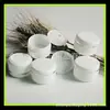 Botella Cilíndrica de 20g con Borde Plateado Blanco Botella para Crema Botella para Crema Botella Pequeña de Muestra para Mascarilla Facial Caja de Subenvasado Cosmético
