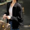 Chaqueta Ligera Elegante de Triacetato de Gama Alta Top Corto Casual de Solapa Ajustado Moda Femenina Otoño 2026 Nuevo