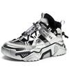 Tenis de Celebridad de Internet de Wenzhou para Mujer con Forro Polar Modernos Celebridad de Internet 2021 Otoño e Invierno Plataforma Cuero Estilo Coreano Estudiante Negro Zapatos Torre