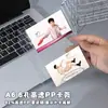 Suporte para Cartões Sun Yingsha e Wang Chuqin Colaboração 3 Polegadas 4 Polegadas 6 Polegadas Adequado para Álbum de Armazenamento de Camada Única de Alta Transparência Grande A6 Páginas Internas