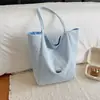 Bolsa Tote Simples Chique Estilo Coreano para Carregar na Mão para Mulheres 2026 Nova Tendência Moda Bolsa de Ombro Único para Axila Bolsa Casual de Mão