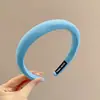Faixa de Cabelo Colorida Xadrez Infantil para Meninas, Presilha de Cabelo Antiderrapante e que Não Aperta para Uso Diário, Acessório de Cabelo com Faixa de Cabeça de Coroa Alta