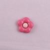 Mini brillantes accesorios de resina de flor de huevo de dos colores diy pegamento crema parche para carcasa de teléfono móvil accesorios para el cabello material para zapatos con agujeros