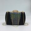 Outlet de Fábrica Comercio Exterior Bolso de Mano para Mujer Decoración de Diamantes de Cristal Flash Bolso de Noche Hombro Cruzado Bolsa de Cosméticos