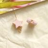 10mm simples bonito creme perfurado estrelas diy acessórios acrílicos brincos hairpin phone case material atacado