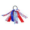 Haochuan 531 Dia da Independência Europeu e Americano Faixa de Cabelo Infantil para Crianças Elástico para Rabo de Cavalo de Menina Acessórios de Cabelo Fitas de Torcida