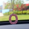 Colgante para Coche con Forma de Oso de Amor de Arcilla Amazon Transfronterizo, Colgante para Interior de Coche, Colgante de Letra de Alta Gama para Mujeres
