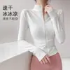 Ropa Deportiva Profesional de Secado Rápido Transpirable para Mujer Ajustada Ropa Deportiva de Manga Larga Ajustada Chaqueta Deportiva para Correr al Aire Libre Ropa de Yoga
