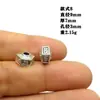 Cuentas Espaciadoras de Seis Caracteres con Agujero Grande de Aleación Pulsera de Madera Bodhi para DIY Accesorios de Joyería Cuentas Sueltas Plata del Tíbet León Despertar Accesorios de Joyería Venta al por Mayor