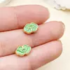 Aleación Esmalte de Goteo de Aceite Cuenta Nube Accesorios DIY Materiales Estilo Antiguo Hanfu Pulsera Pasador Accesorios con Agujero
