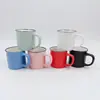 *Nuevo Modelo 1032* 8*8cm 250ml *Taza de Cerámica Esmaltada de Imitación Taza de Café Taza Multicolor Regalo para Uso Diario