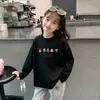 Camiseta Top Camada Base Estampa Desenho Animado Fofo Infantil 2026 Primavera e Outono Novo Gola Redonda Meninas Algodão Puro Manga Longa