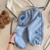 Ropa Nueva de Otoño e Invierno 2026 para Niños Estilo Coreano Pantalones de Chándal de Felpa de Invierno Pantalones de Niña Pantalones Largos de Niño 6609