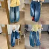Primavera de 2026 Novos Calças Harem Femininas Estilo Japonês Jeans Artístico Ins Cintura Alta Emagrecedor Casual