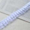 Hilo de Nieve de Poliéster de 4 CM con Encaje Plegado de Doble Capa Accesorios Ayuda para Manualidades Ventilador Muñeca Abrigo Tarjeta Yum Tuo Goo Decoración Tridimensional