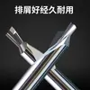 Fresa Combinada Helicoidal de Filo Único con Chaflán de 45 Grados, Fresa de Tungsteno de Mano Derecha para Aluminio, Plástico, Acrílico y Policarbonato, Grabado de Precisión