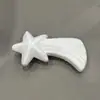 Espuma 15.7cm Forma de Meteoro Poliestireno Eps Decoración Navideña Hecho a Mano DIY Accesorios Juguete Espuma Blanco Embrión Joven
