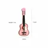 Colgante de Guitarra de Acrílico de Doble Cara Popular de Venta Caliente Transfronteriza Colgante Joyería Accesorios Llavero