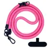 Cuerda de 10 mm de grosor, cordón para funda de teléfono móvil, espaciador, cuerda ajustable para colgar el teléfono móvil, cuerda para correa de cámara, parche para colgar el cuello