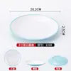 Platos redondos de melamina, recipientes de plástico para servir para uso comercial en restaurantes y hoteles, platos blancos para buffet, platos redondos, platos de hueso