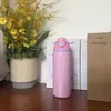 Taza de Fruta Casual y Elegante, Gran Capacidad, Taza Térmica de Doble Pared con Vacío de Acero Inoxidable 304, Botella de Agua Deportiva Portátil para Exteriores