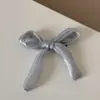 Tecido Coreano de Primavera e Verão Presilha de Cabelo Fofa com Laço Presilha Lateral Bico de Pato Presilha para Franja Grampo Acessório de Cabelo
